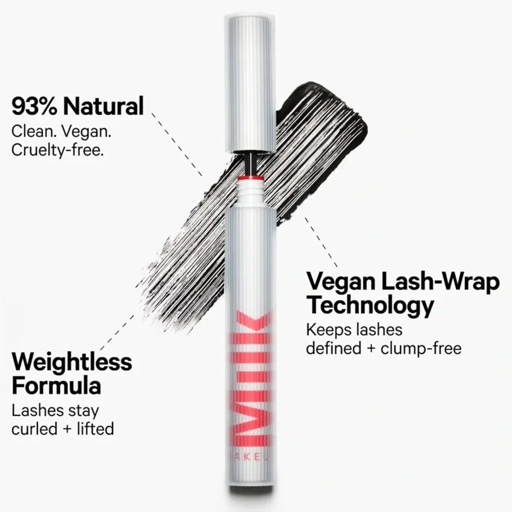 MILK Makeup RISE Lifting Lengthening Mascara 👁️ NEW Black Full Size